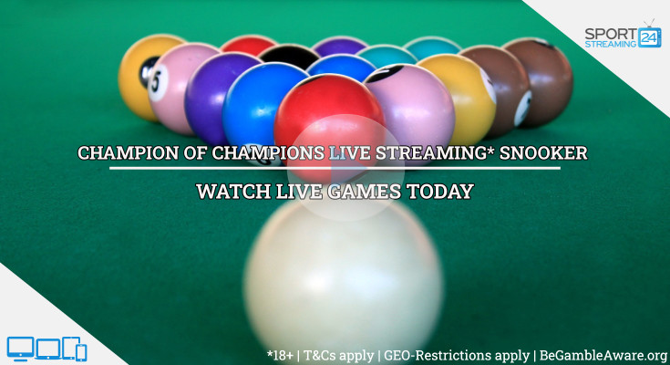 Champion of Champions live snooker stream online video online