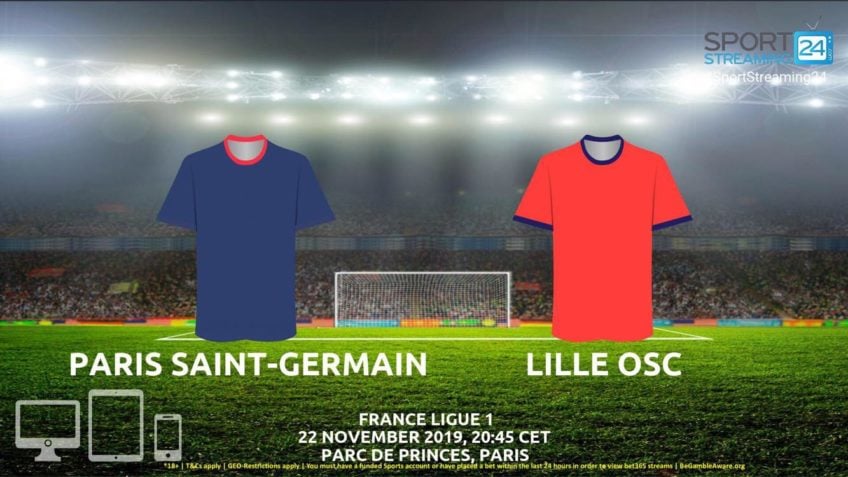 paris saint germain lille live stream betting odds
