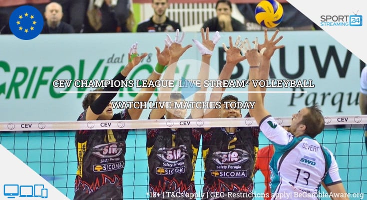 CEV Champions League Live Streaming volleyball online video free