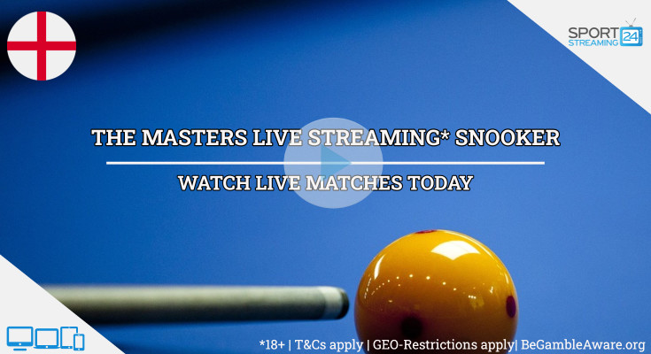 The Masters live snooker stream video online free tv watch