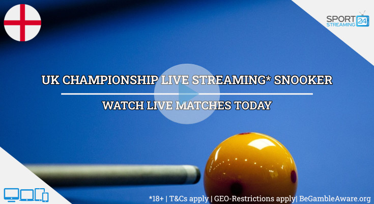 UK Championship live snooker streaming video online free watch tv