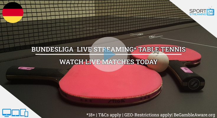 German Bundesliga  Table Tennis live stream video online free watch