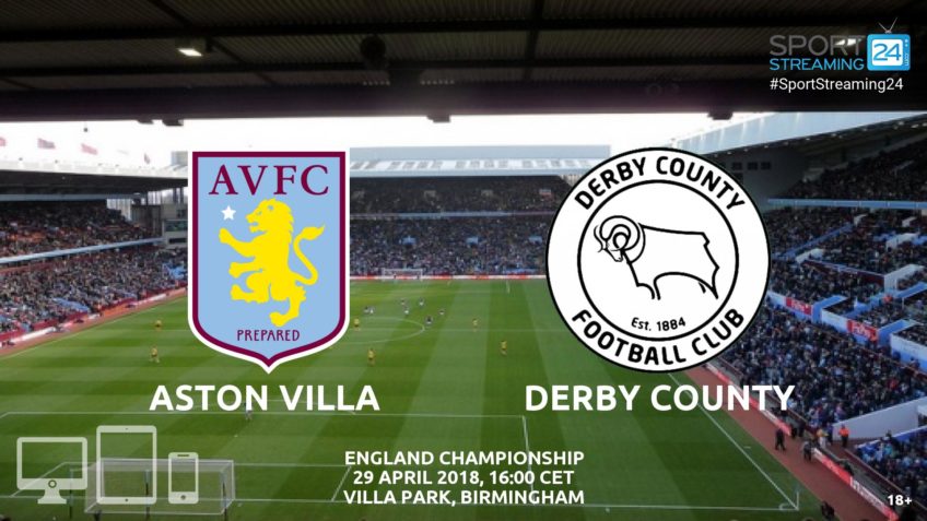 Aston Villa v Derby County livce stream bet365 video
