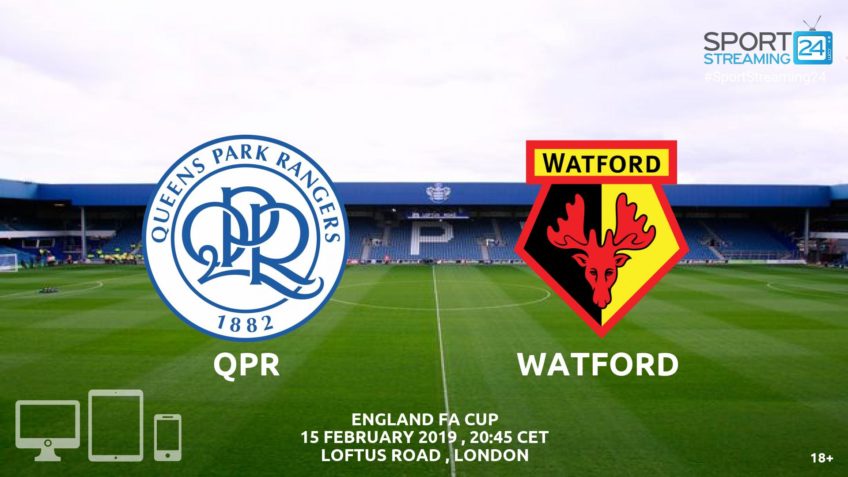 qpr watford live streaming video online