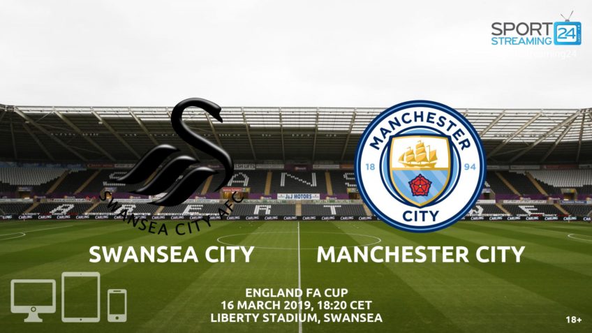 swansea manchester city live stream fa cup video free
