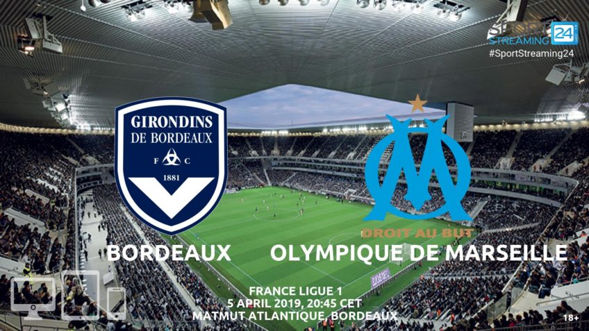 bordeaux olympique marseille live streaming video