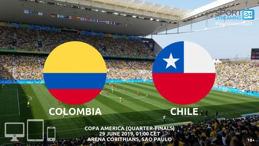 colombia chile live stream betting odds