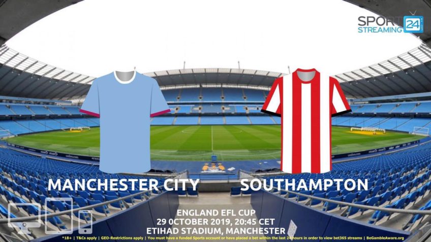 manchester city southampton live stream betting odds
