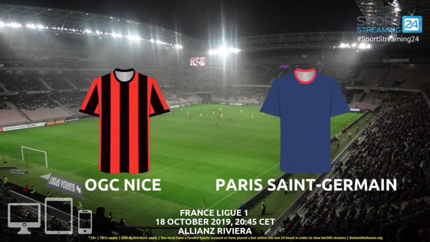nice paris saint germain live stream betting odds