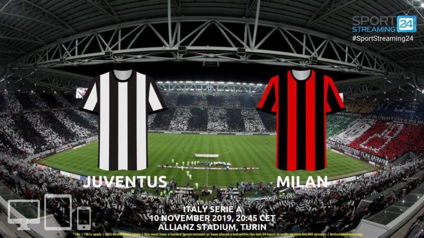 juventus milan stream betting odds