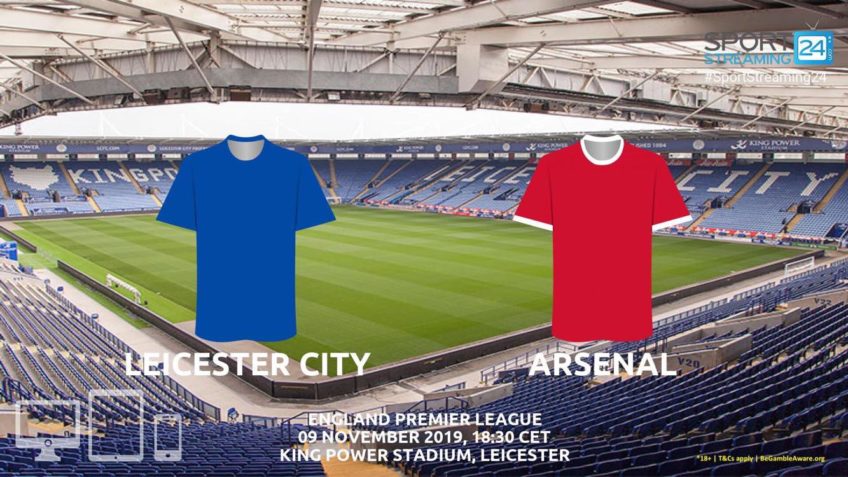 leicester arsenal live stream betting odds