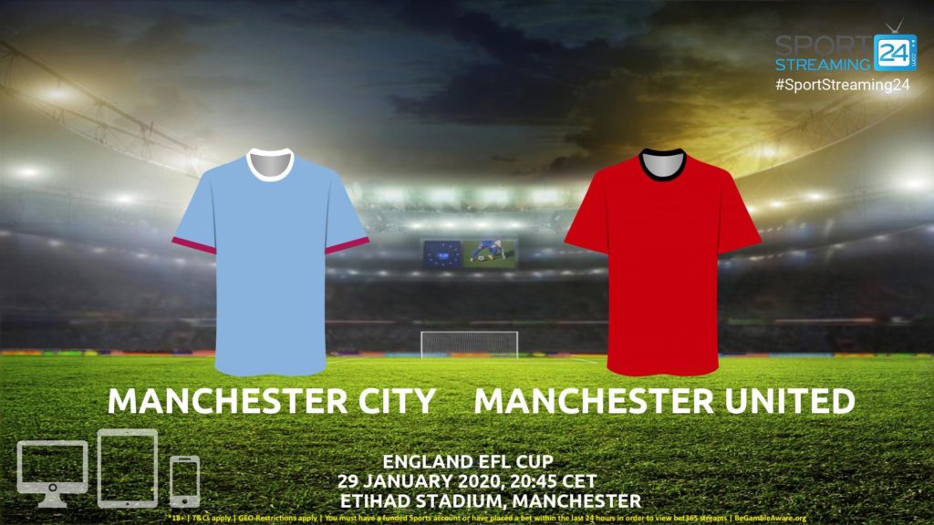 Thumbnail image for Manchester City vs Manchester United Live Stream* | EFL Cup England