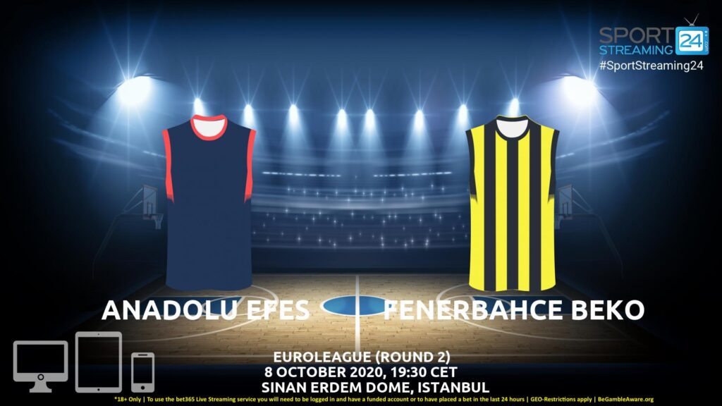 Thumbnail image for Anadolu Efes v Fenerbahce Live Stream | Euroleague