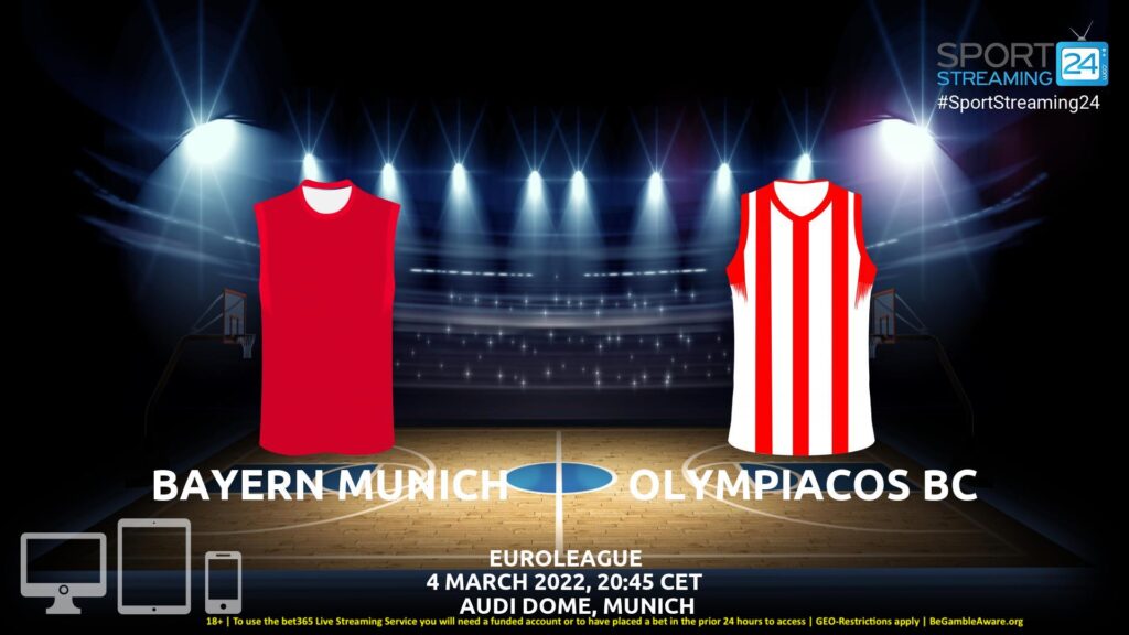 Thumbnail image for Bayern Munich vs Olympiakos Live Stream | Euroleague