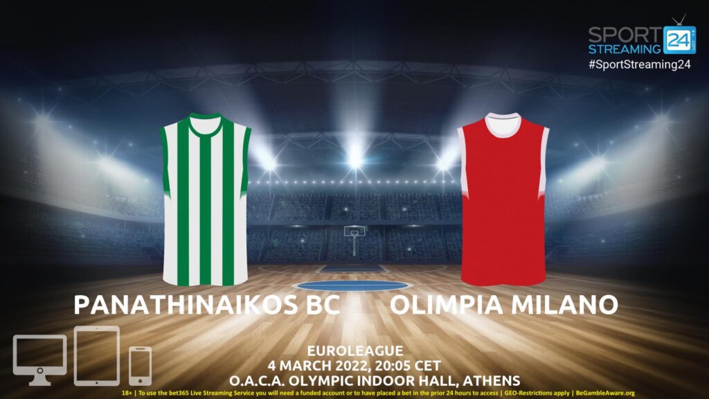 Thumbnail image for Panathinaikos vs Olimpia Milano Live Stream | Euroleague