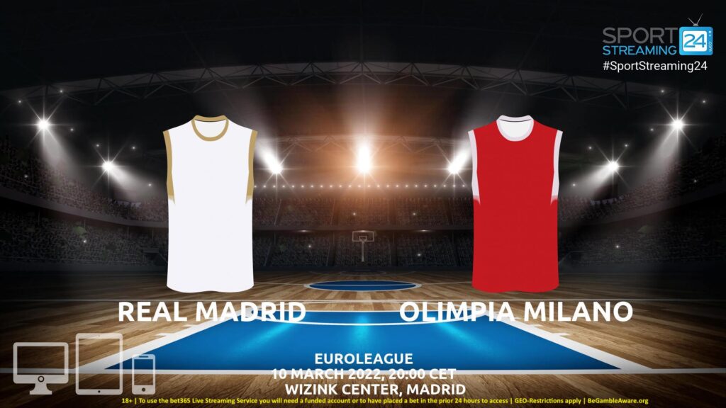 Thumbnail image for Real Madrid vs Olimpia Milano Live Stream | Euroleague